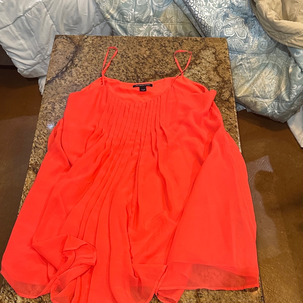 Victoria's Secret Bright Coral Mini Dress